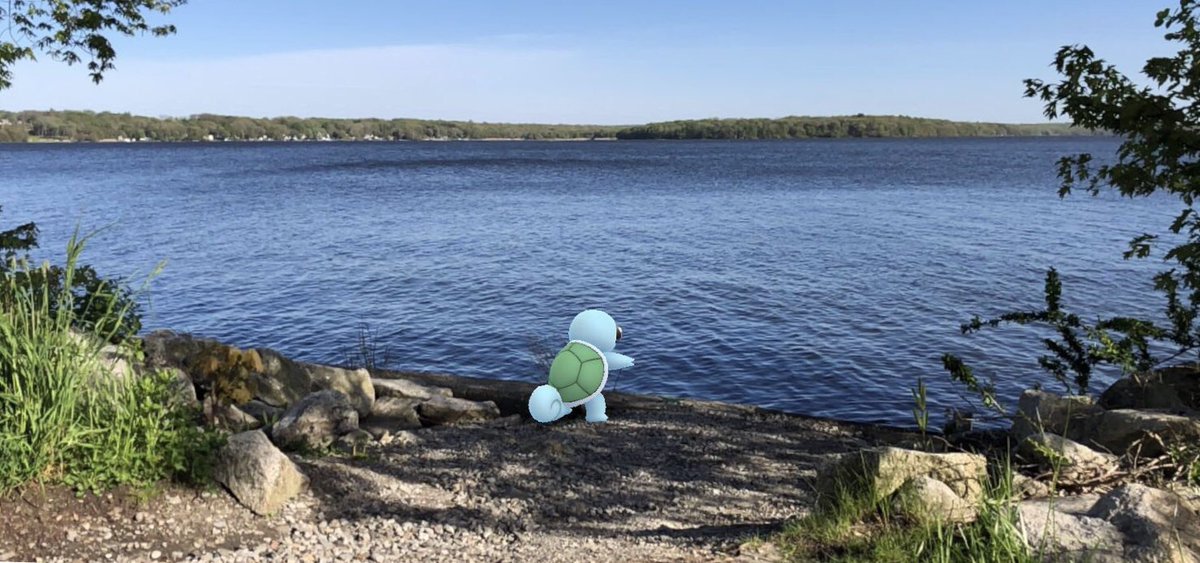 PopeDave8's tweet image. Practicing my photos w/ @amanda_abrams 📸 #GoSnapShot #PokemonGo #ARPlus