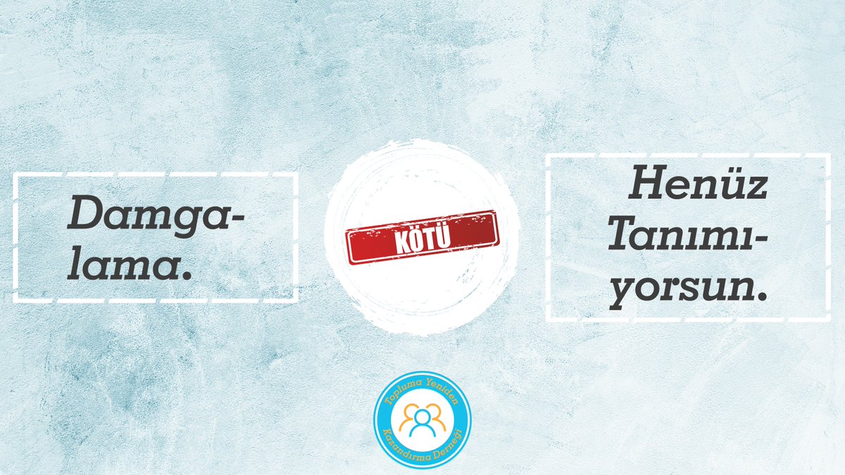 Basit suçlardan hüküm giymiş ve cezasını çekmiş insanların topluma yeniden kazandırılmasını amaç edinen Topluma Yeniden Kazandırma Derneği, çalışmalarına hız kesmeden devam ediyor. #Onlarİnsan