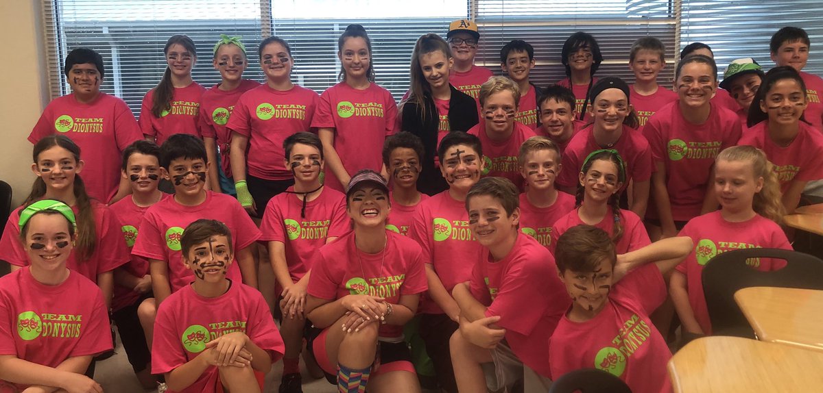 LT_TheGoldenLaw's tweet photo. Such an honor to lead Team Dionysus at 6th grade Olympic Day! You made me so proud of your spirit, great attitudes, sportsmanship, and skills!!! Way to go!!! #proudteacher #6thgradefun #LTMS #ltmsknights https://t.co/kD2Hfw4l31