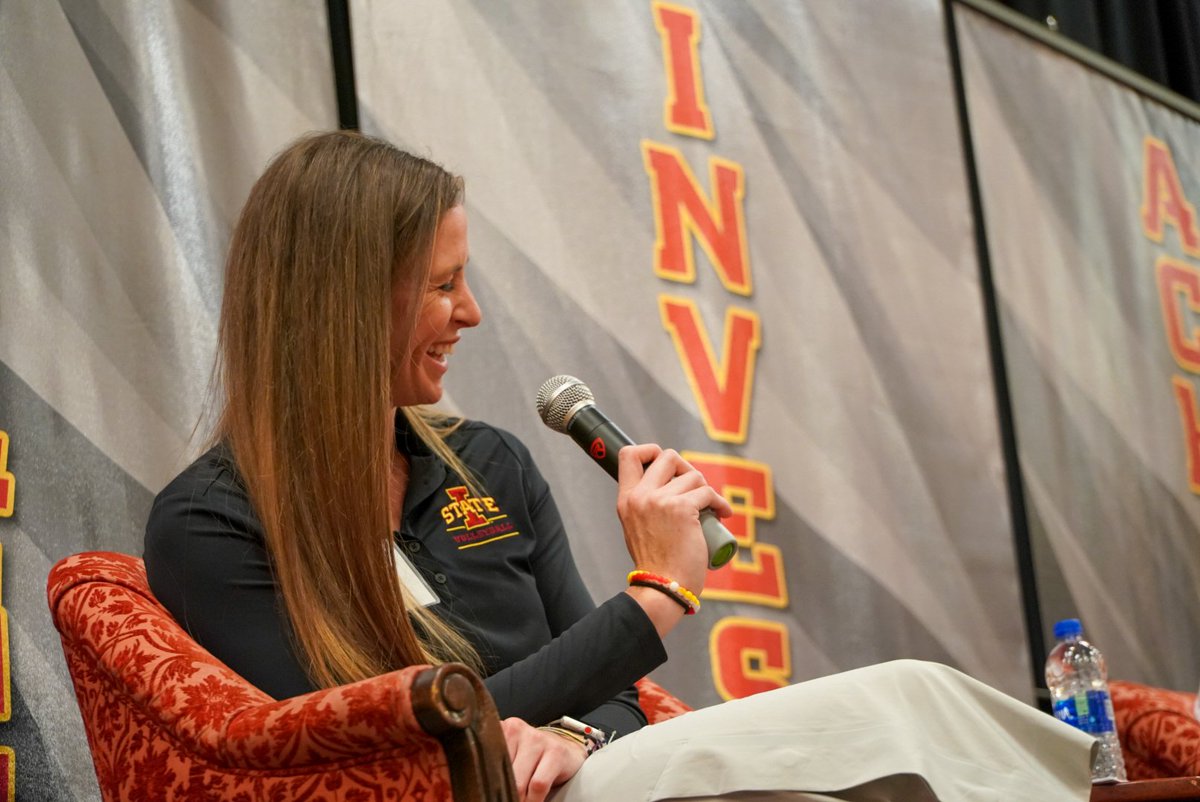 CycloneVB's tweet photo. Thanks to everyone who came out to see @isuvbjenmalcom and co. in Cedar Rapids tonight on #CycloneTour19. @CJohnsonLynch will be back tomorrow in Waterloo at 5:30 PM! https://t.co/8wbJ58GjZ9