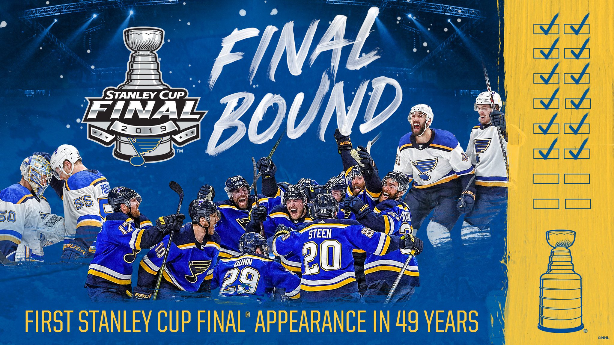 St. Louis Blues ???? on Twitter: &quot;We&#39;ve waited a LONG time to be back and WE&#39;RE NOT DONE YET!!! # ...