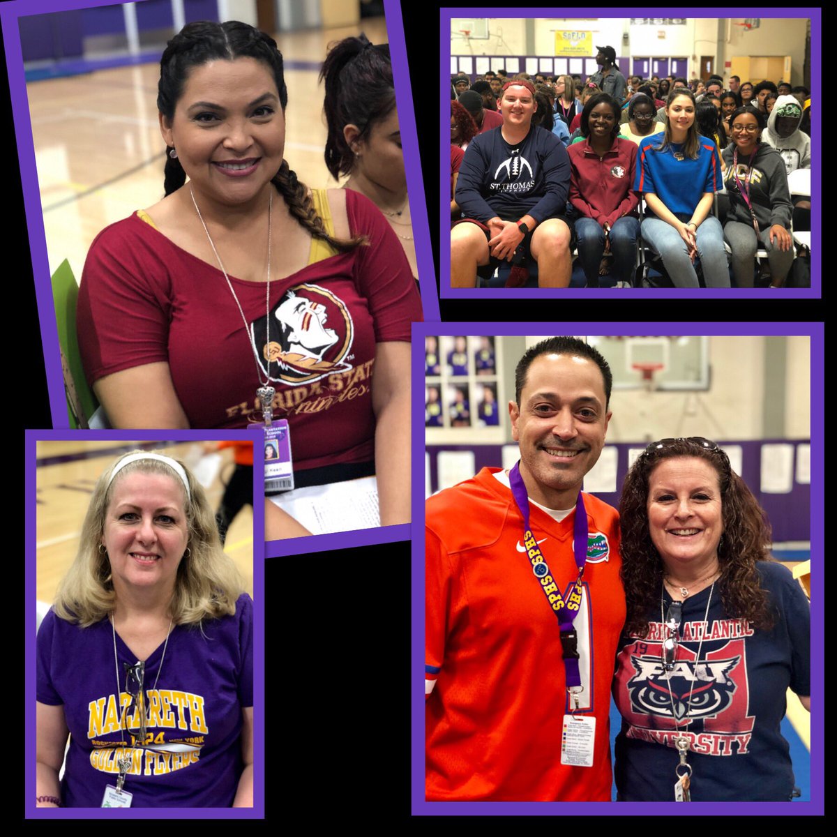 sphs_class_2019's tweet photo. College Day 2019
Seniors you ROCKED it today at rehearsal!! Let’s do this again on 5/31💜💛 PS... keep practicing the Alma Mater! 🎶 🎵 #SPHS2019graduation 💜💛 @sphsactivities https://t.co/Tep1CuJQDK