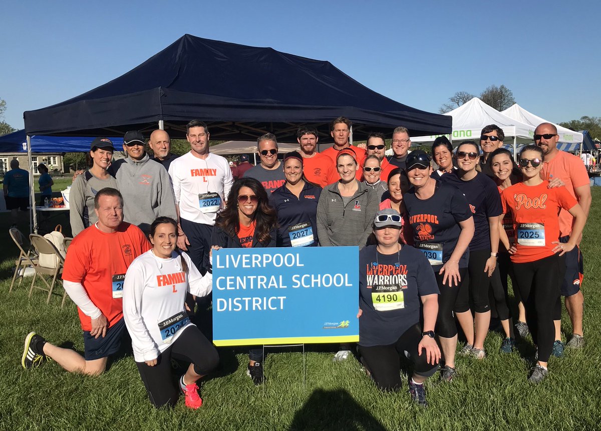 ctango3's tweet photo. 2019 LCSD J.P. Morgan Corporate Challenge Team #LiverpoolLeads #JPMorgan https://t.co/sWWUMqiiel
