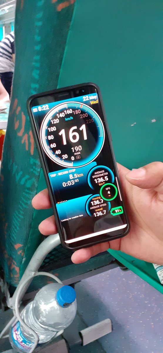 vidhukapoor's tweet image. And its 161kmph!!

#gatimaanexpress #IndianRailways #fasttrains #FastAndFurious #indiasfastest