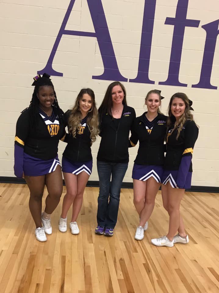 cheer_au's tweet photo. Saturday was a GREAT DAY TO BE A SENIOR SAXON CHEERLEADER! Congratulations to our graduating seniors this year! You all will be greatly missed. 💜💜 https://t.co/SsuGmkrlDb