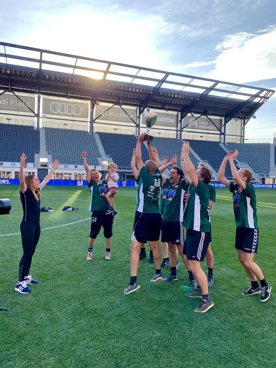 ussoccerfndn's tweet photo. Denmark for the win in the #EmbassyTournament! Thanks for joining @HeatherOReilly !! #CSM19 https://t.co/yQIAXgSwea