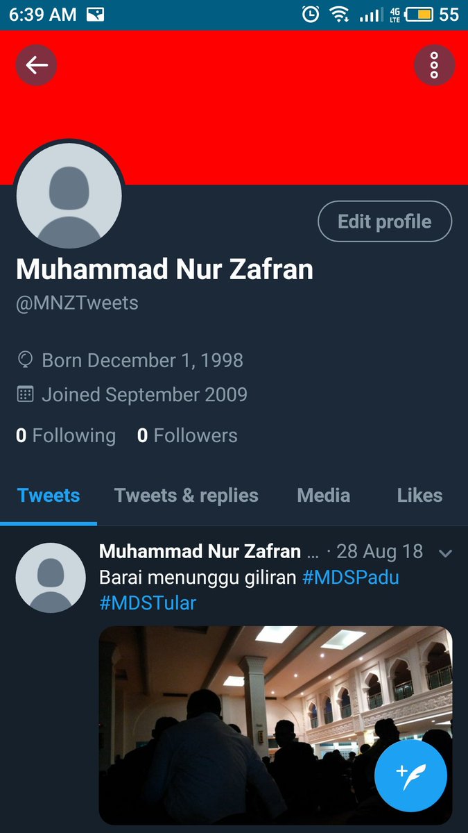 ZafEfron's tweet photo. Ya Allah baru dapat balik account lama ni, please follow my old account uhuk https://t.co/qwsMxSLQfn