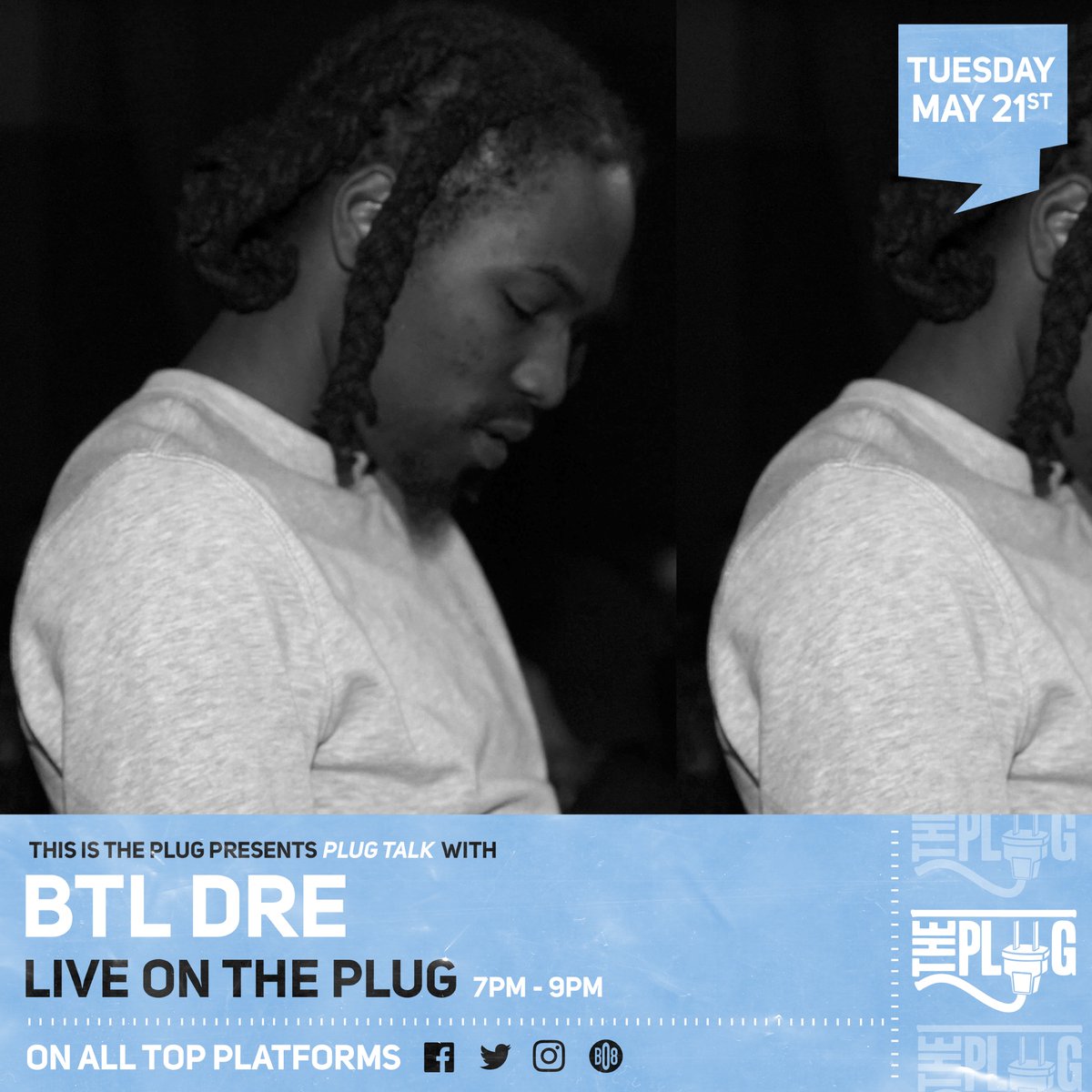 ThisisThePlug's tweet photo. Plug Talk: Live at 7PM. Tune in!
#PLUGTALK #ThisisThePlug https://t.co/hP24GJAFRB