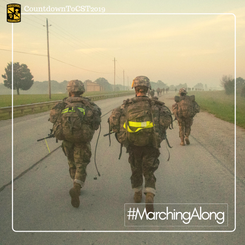 ArmyROTC's tweet photo. 2 days left until the first regiment arrives for #Advanced Camp!
Any “must haves” you would suggest for the #Ruck?
@CG_ArmyROTC @SecArmy
#RoadMarch #MarchingALong #MakingOurWay
#ArmyStrong #CountdownToCST2019 https://t.co/xBXXOKCEdh