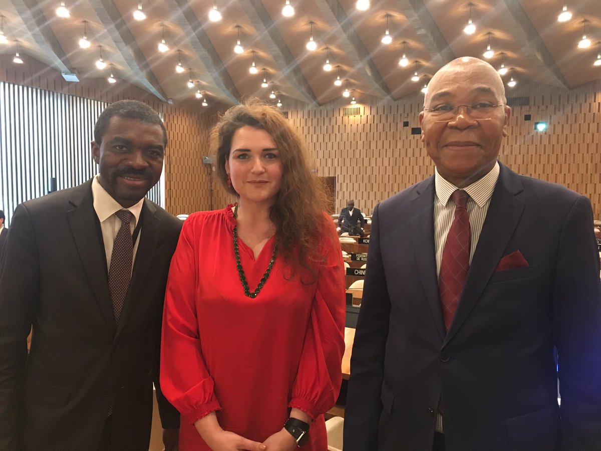 #UNESCO Clôture de la 5e Réunion des États parties de la #Convention1970. Merci à Son Exc l’Amb Irenee Zevonou du #Benin auprès de  l’UNESCO (Pdt de la Réunion), ainsi qu’à Mme Anna Zeichner (Rapporteure) de la Délégation de #Hongrie. Ils ont été formidables ! 🙏🏾