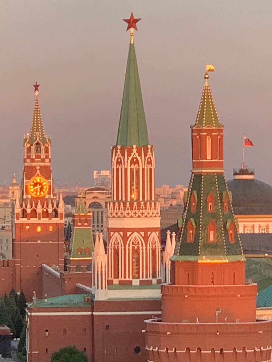 luxurywriter's tweet photo. As seen from @RitzCarlton #Moscow rooftop terrace. Name these spires: https://t.co/Ql9IoFOQJY