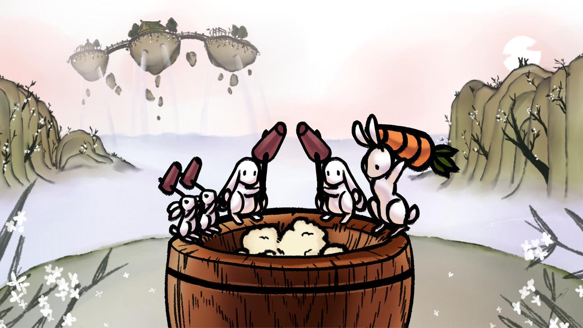 StudioTapioca's tweet photo. If you enjoyed the Bunny Beats visuals at #acen2019 over the weekend, please follow the amazing artists who brought this game to life! We couldn't have asked for a more supportive and hardworking team 💖💖💖

@Kafaid @zmonstarrr @Rikyo @yuganshen https://t.co/6plqOPd0B6
