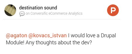 My thoughts on Conversific eCommerce Analytics on <a href="/ProductHunt/">Product Hunt 😸</a> cc <a href="/agaton/">Anton Johansson</a> <a href="/kovacs_istvan/">Istvan Kovacs</a> producthunt.com/posts/conversi…