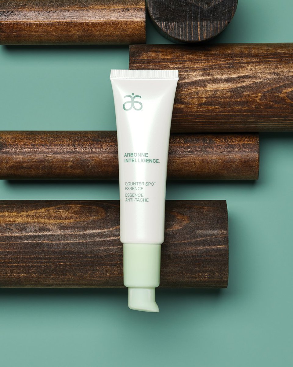 arbonne's tweet photo. The NEW Arbonne Intelligence® Counter Spot Essence is a silky fluid essence that you use at night to help even out current dark spots and prevent future ones, while also helping to diminish fine lines — all while you sleep. https://t.co/7Vf1EhJIFb #ArbonneIntelligence #Arbonne https://t.co/v5DuqhlVy9