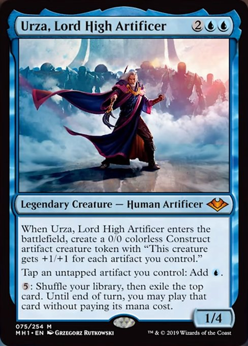 HairlessThoctar's tweet photo. 5/aug/1993: #MTG is released. Urza is first mentioned.
23/sep/2000: Invasion is prereleased. Urza gets a really terrible card.
8/dec/2017: #MTGUST is released. Urza gets a card that isn't actually trash.
14/jun/2019: #MTGMH1 is released. Urza gets a black border card thats good https://t.co/yGUWu2ZmbC