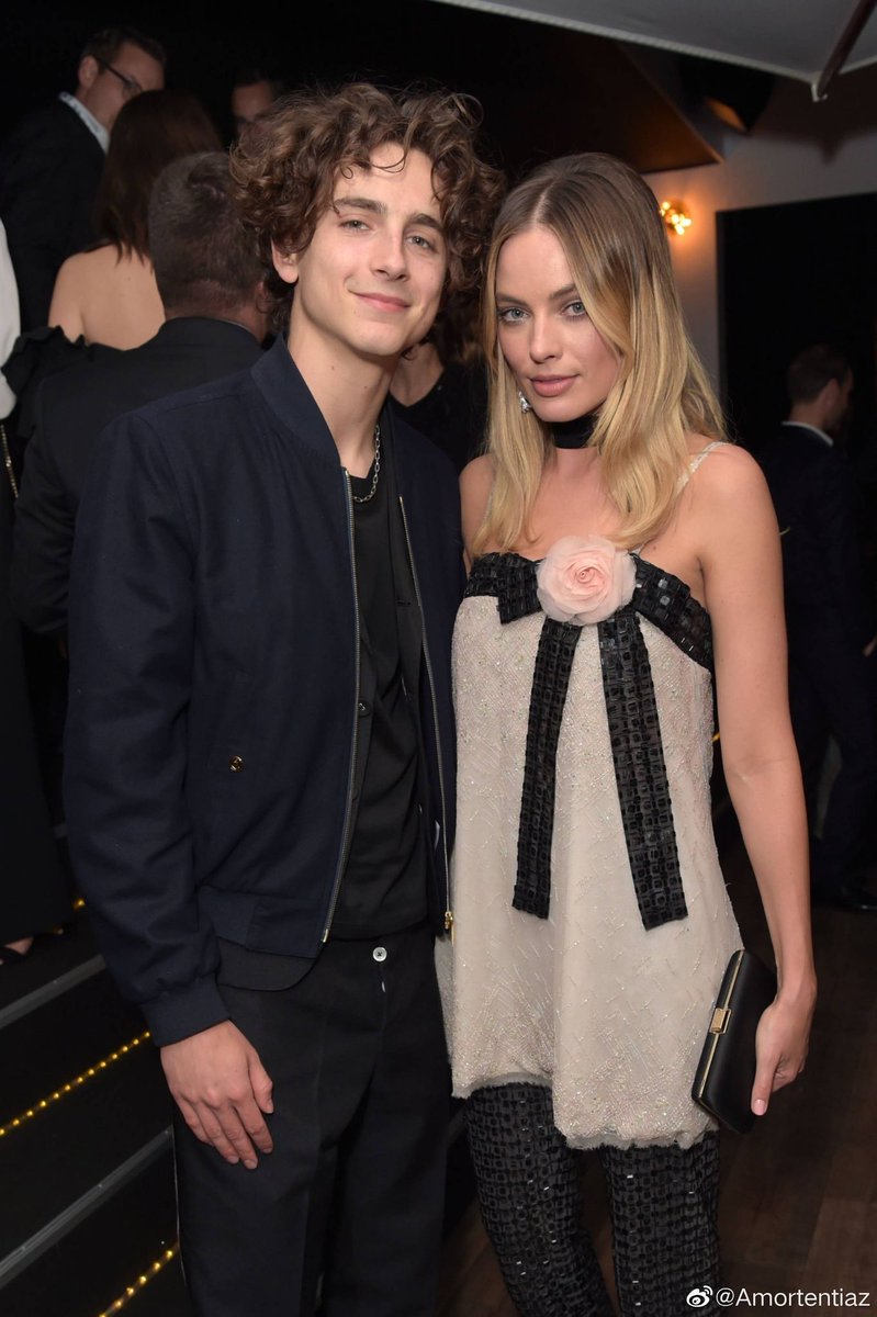 TChalametBra's tweet photo. #UHQ Timothee e Margot Robbie na after party de Once Upon A Time In Hollywood em Cannes 
( https://t.co/VaKakQWyld ) https://t.co/5af4Xt7pbN