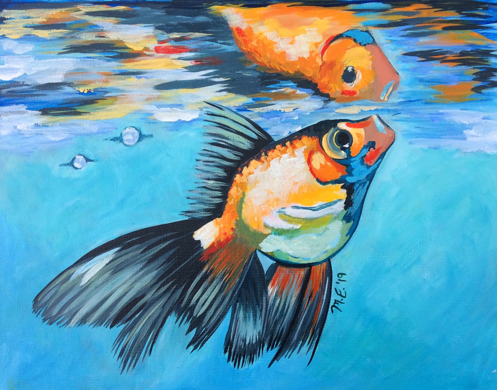 Goldfish — Berkshire Paint And Sip ubicaciondepersonas.cdmx.gob.mx