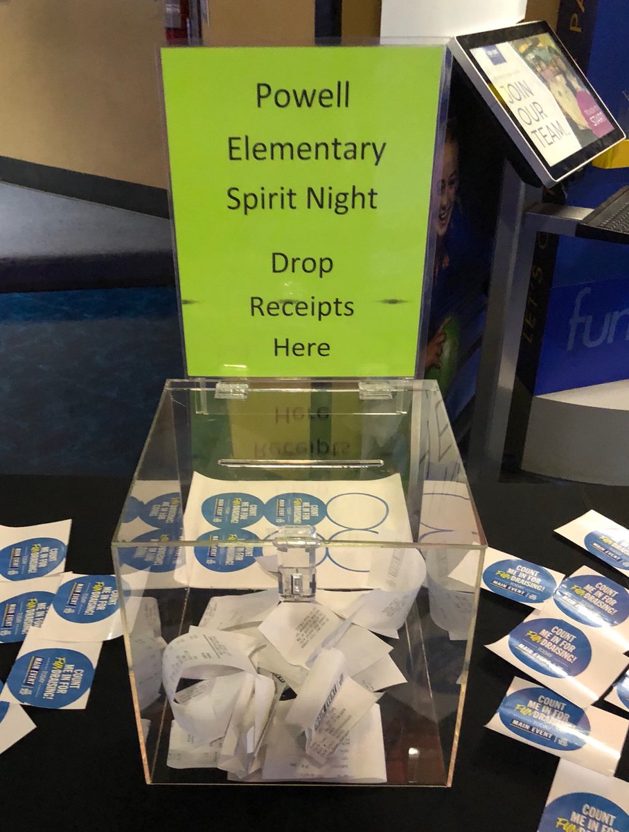 Come and join us at Main Event!  We will be here till 8!  ⁦<a href="/PowellCISD/">Powell Elementary, Conroe ISD</a>⁩