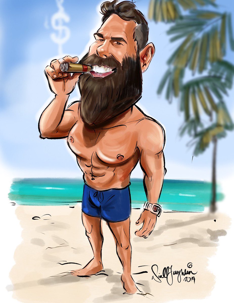 Dan Bilzerian Cartoon