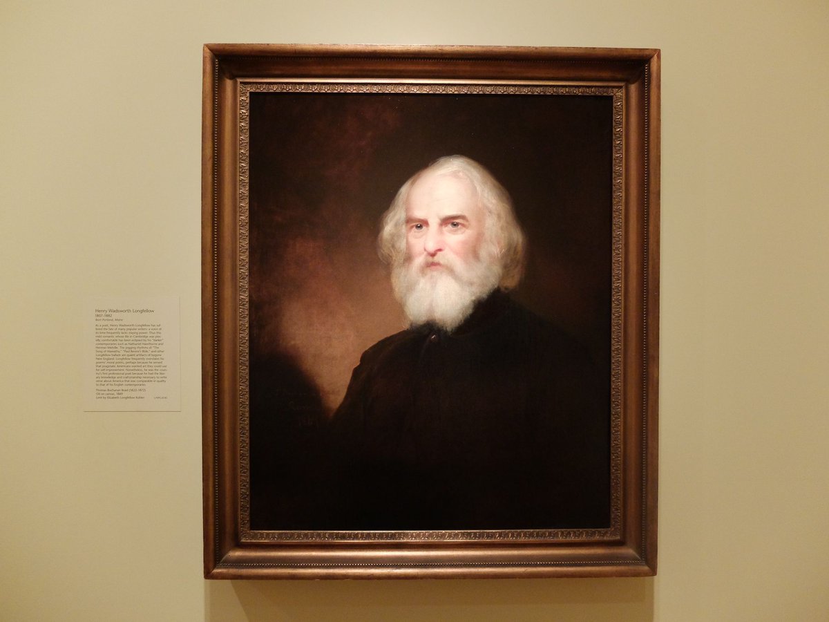 _LeahWorthy_'s tweet photo. Henry Wadsworth Longfellow by Thomas Buchanan Read 

"Art is long, and Time is fleeting" -HWL, "A Psalm of Life"

#PortraitsOfWriters #WritingCommunity https://t.co/isN33wH2e6