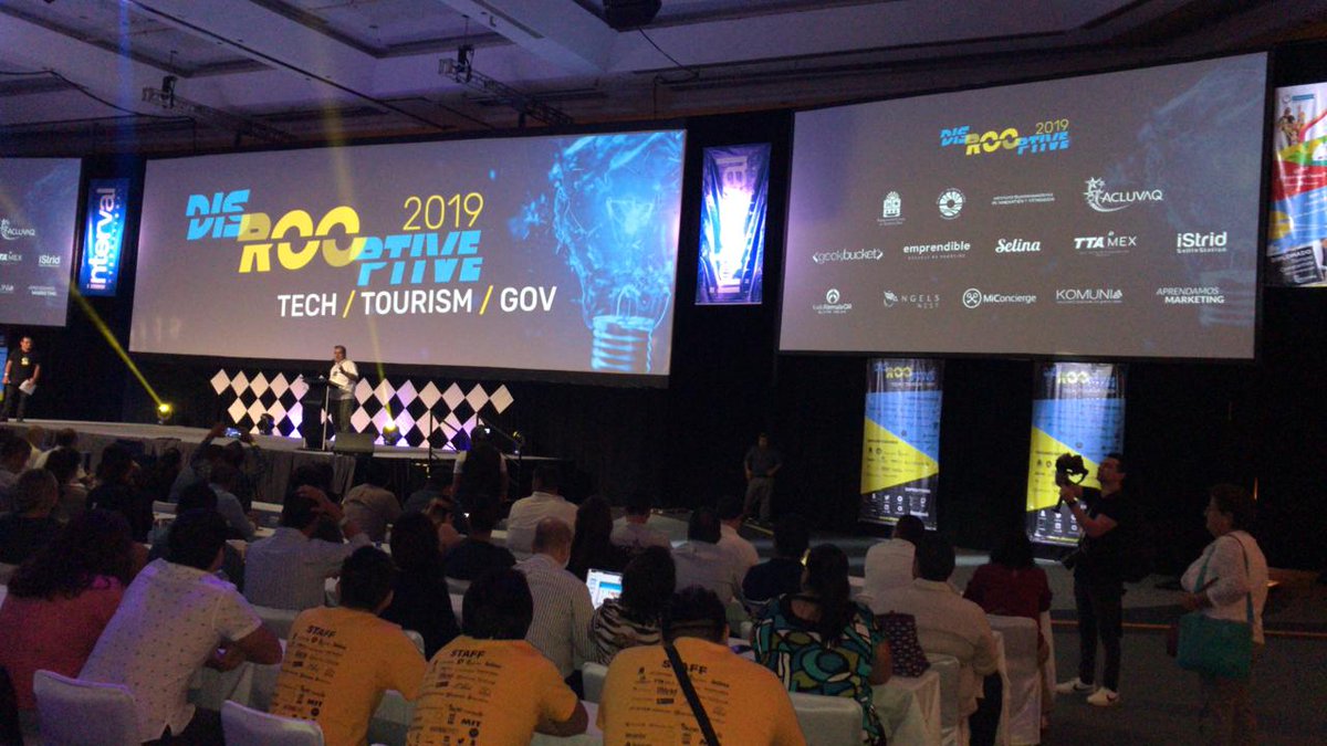 AngelsNestLat's tweet photo. ¡Les compartimos unas fotos del primer día de #Disrooptive2019 en el que participamos como coorganizadores!
Pláticas y talleres increíbles sobre #ciberseguridad, #inteligenciaartificial y #redesinteligentes.
#AngelsNest #Disrooptive https://t.co/DZZAZv69m3