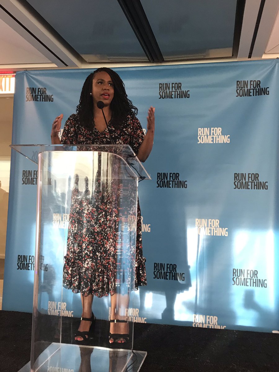 ruby_sarron's tweet image. “When women are at the table we shake the table” - @AyannaPressley