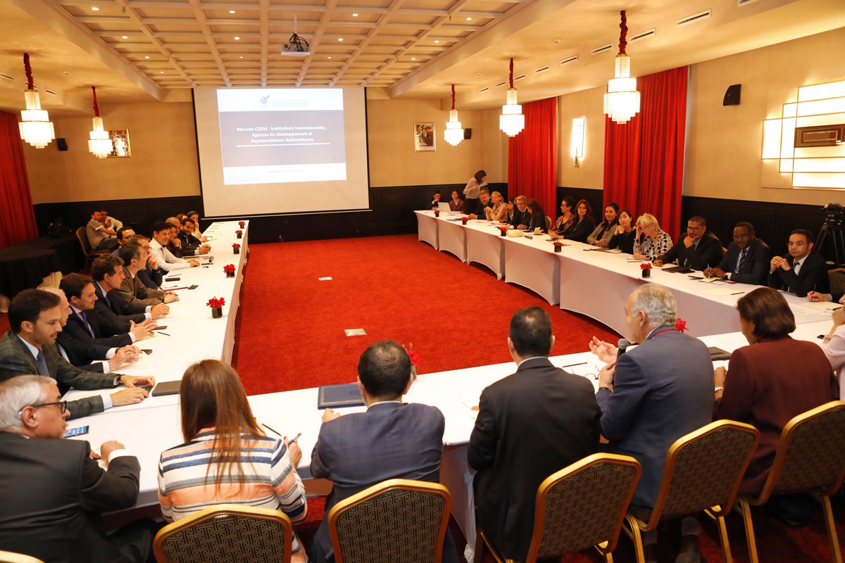 CGEM_MA's tweet image. Séance de travail entre @CGEM_MA, les institutions internationales, les agences &amp;amp; banques de #développement &amp;amp; les représentations diplomatiques au #Maroc @Salahmezouar @FaicalMekouar @nabifreidji @jhrPoinsot @MarieMarieNelly @PNUDMaroc @UE_au_Maroc @EBRD @AFD_France @AfDB_Group