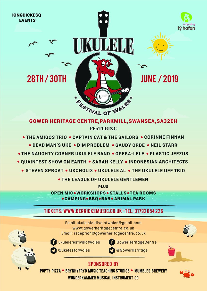 Creative and fun with a capital F. Miss this, miss out!

Online ticket sale:
derricksmusic.co.uk/Search.html?se…
or via venue ticket hotline: 01792 371206