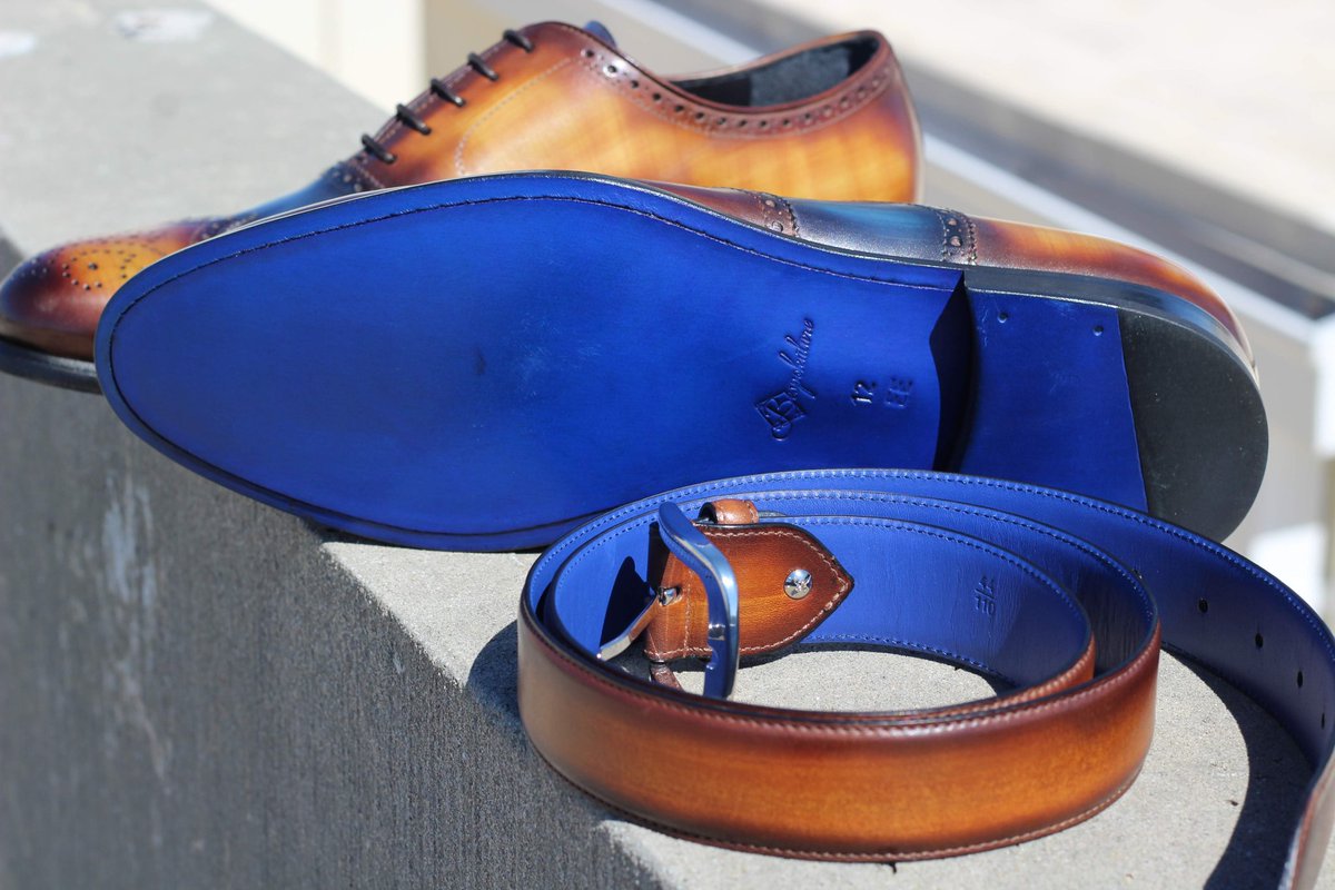 Bespokutureshoe's tweet photo. Duo toned, patina painted full brogues. Beautifully classic to stand the test of time and uniquely crafted to stand out from the crowd. Visit https://t.co/lX2Wl7Slye to design your very own! https://t.co/LAXBTiWftW