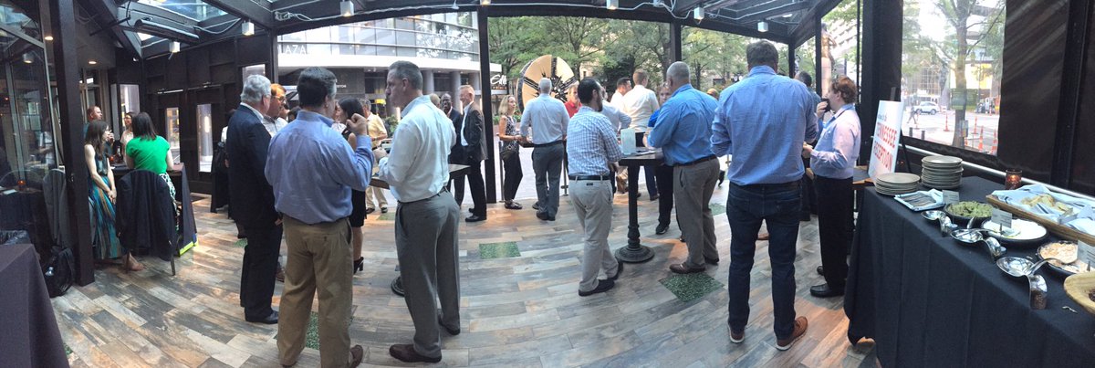 ClaytonRWalker's tweet photo. Very good turnout for #TeamTN reception at #SAMPE2019. The promise of @JackDaniels_US and the opportunity to do business in #Tennessee will being the crowd out https://t.co/MOIK0zHHB0