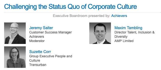 Achievers's tweet photo. Today's the day of our session at @Evanta's 2019 Sydney #CHROsummit! If you're at the @sofitelsydney don't miss our session on developing the right #CorporateCulture to improve the #EmployeeExperience &amp; workforce #productivity. https://t.co/5uAYKPhb9K https://t.co/DXrDrkuCKt