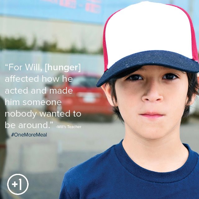 One_MoreChild's tweet photo. Our goal is to make food something children don’t have to worry about.

You can change the lives of children like Will through our one-week One More Meal Challenge! 

$15 could change a child’s life for good.

https://t.co/z1b12k3JEl

 #onemorechild #backpackmeals https://t.co/hsrybSSU5C