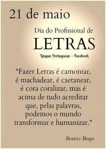 gu_capelletti's tweet photo. Dentre todas as profissões, escolhi viajar pelas letras. Criar um mundo paralelo através das palavras. Ser profissional de Letras é viver em outro mundo sem sair do chão
#ProfissionaldeLetras #Parabéns https://t.co/5ZFd70CtYO