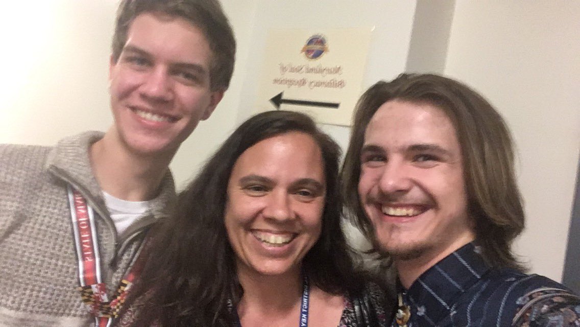 FrauWatson92's tweet photo. Gratuliere!!!! Ryan Barnett and Elias Reichard are my first two students to earn the MD Seal of Biliteracy! @HubsNHHS @Mme_Moore #2bilit2quit #hubpride #echtsuper https://t.co/7RgGgjNly9