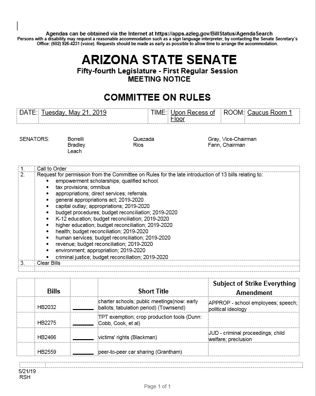 LOLAArizona's tweet photo. Senate recessed to head into rules to permit intro of budget bills and three non-budget related bills.  After rules, heading back to floor to first read budget bills. #azleg #azbudget https://t.co/BLGOqNJAip