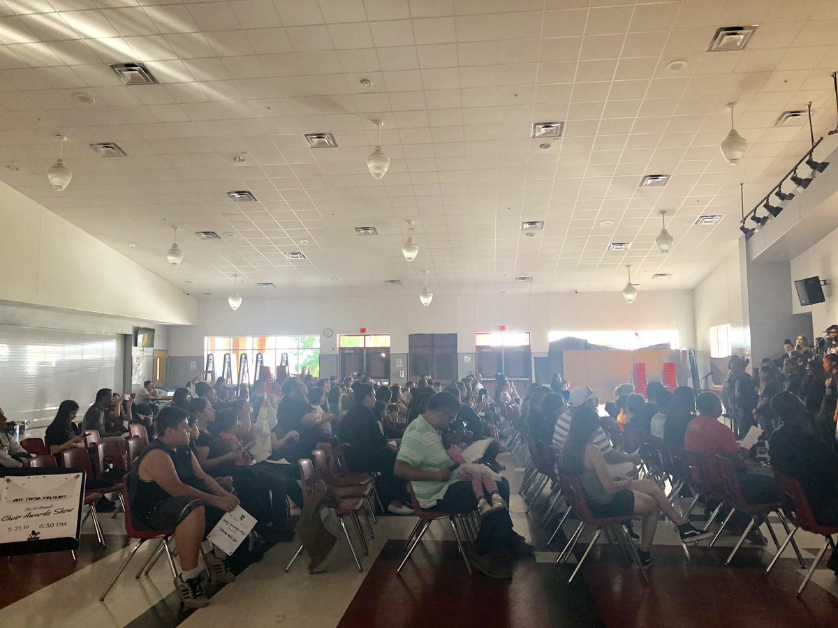 Packed house for the Manor Choir awards! <a href="/Manor_FA/">Manor Fine Arts</a> <a href="/ManorMiddle/">Manor Middle School</a>