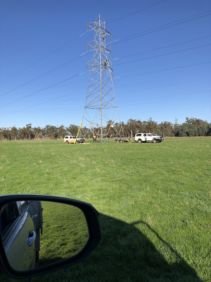 So much for on farm bio security. Dirty utes / dirty boots and no notice #tasnetworks