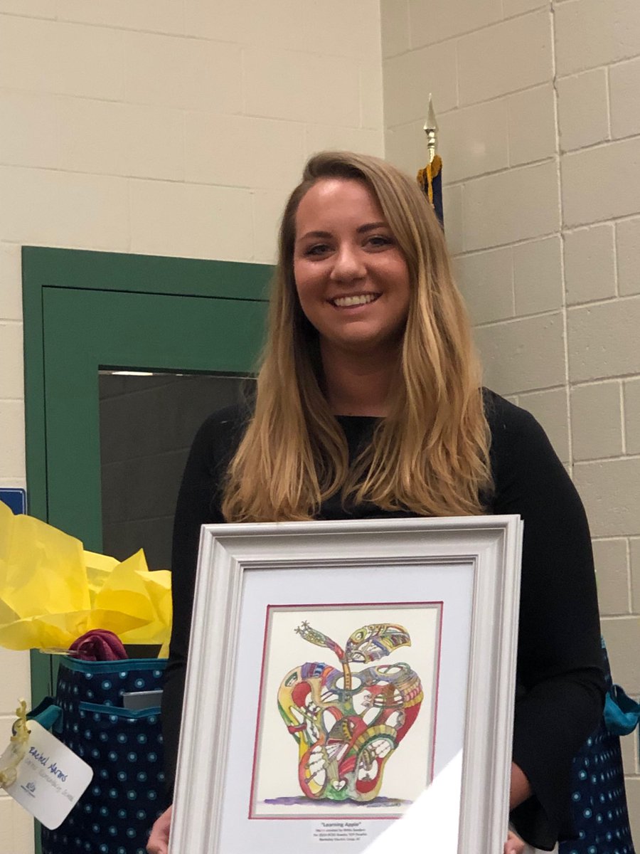 Day810S's tweet photo. @SangareeMiddle Congrats to Anna Malone, District Rookie TOY. We are so proud of you. Our kids are blessed to have you as their teacher https://t.co/ni5mDZNfzX
