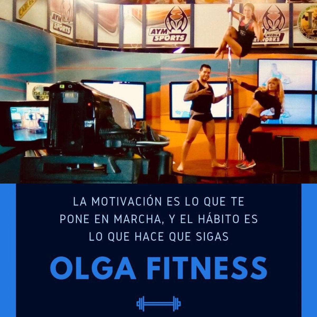 olgafitness's tweet photo. Siempre Felices siempre juntos todos juntos haciendo ejercicios divertidos y aprendiendo cada día más de nuestras capacidades #OlgaFitnessTv #GlobalFitnessTv #aymsports #internetv #VivaElFitness @programa_hoy @Telemundo @MariaCeleste @UnNuevoDia https://t.co/tJKmymOZW3