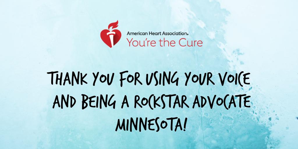 HeartAssocMN's tweet photo. Though final outcomes on our legislative priorities aren't available yet, we can say that #TCPRMN, Good Food Access Fund #GoodFood4MN and #T21MN are still part of negotiations. Your advocacy helped make that happen. THANK YOU! #MNLeg https://t.co/YHHWqy1SZR