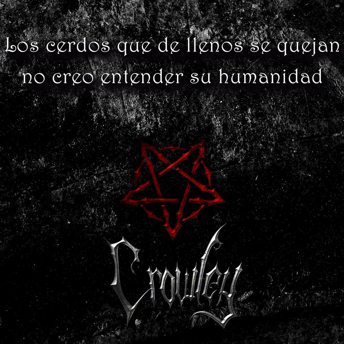 Crowley_banda's tweet photo. "Sin culpables" de nuestro disco "Catársis", escúchala en vivo o versión estudio en nuestro canal YT: https://t.co/HGHF50N13c https://t.co/iLAxx2WKTl