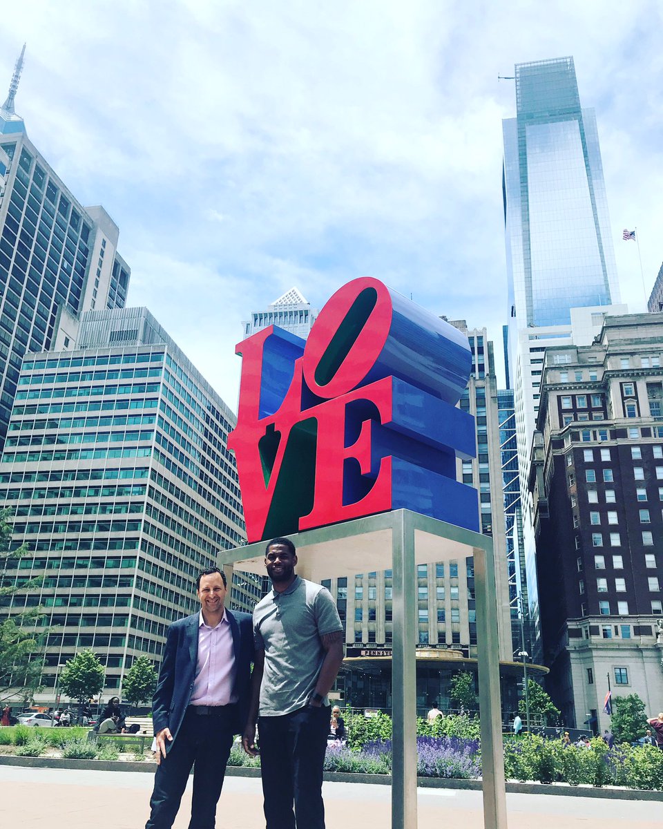 JoelCarben's tweet photo. Love what you do. Do it every day. Lucky to be surrounded by a great crew committed to having a positive impact. Thanks to friend and collaborator @MarquesColston for investing his time and energy in every way! https://t.co/fSw9myp86l