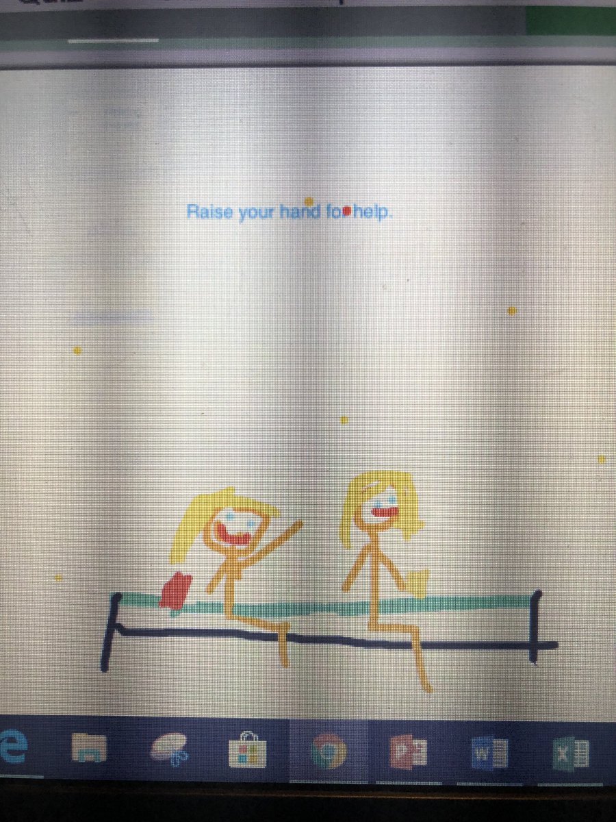 HalleyUrbanak's tweet photo. @janice_weiner @nearpod Also super cute! Showing the H in CHAMPS! @susanhemings #VCSCHAMPS #VCSCHATS https://t.co/ABECKLIAvr