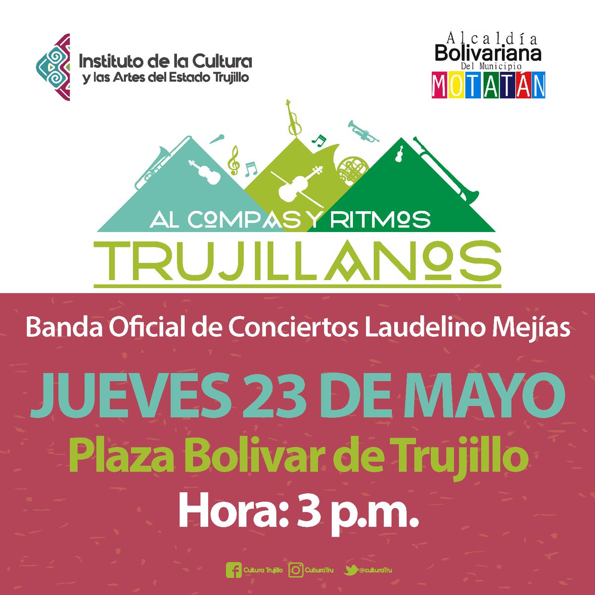 CiudadTRU's tweet photo. #Cultura Gira “Al Compás y Ritmos Trujillanos” llegará a Motatán @culturaTru https://t.co/UbHidmvueM https://t.co/qpIsvXg79R
