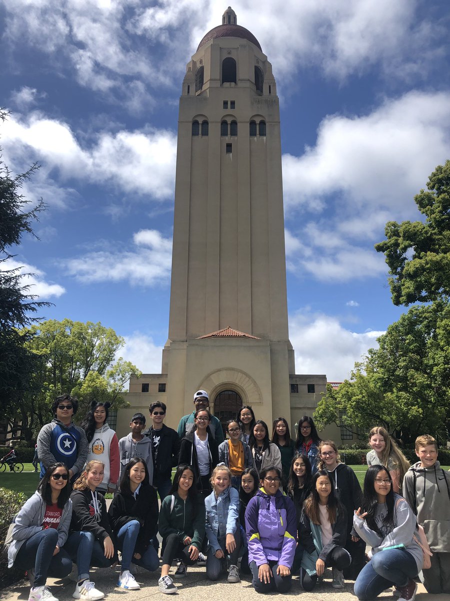 Mendozascience1's tweet image. #CJSF field trip to @Stanford #smsgiants