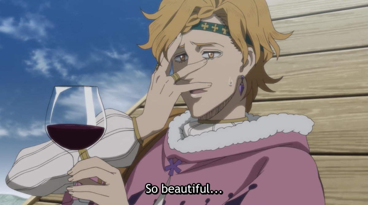 all of us watching the latest Black Clover episode: