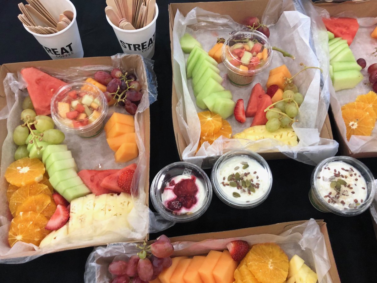 Keeping our attendees fuelled &amp; feeling good, local community partner ⁦<a href="/STREATmelbourne/">STREAT</a>⁩ #techinclusion #eatlocalsupportlocal