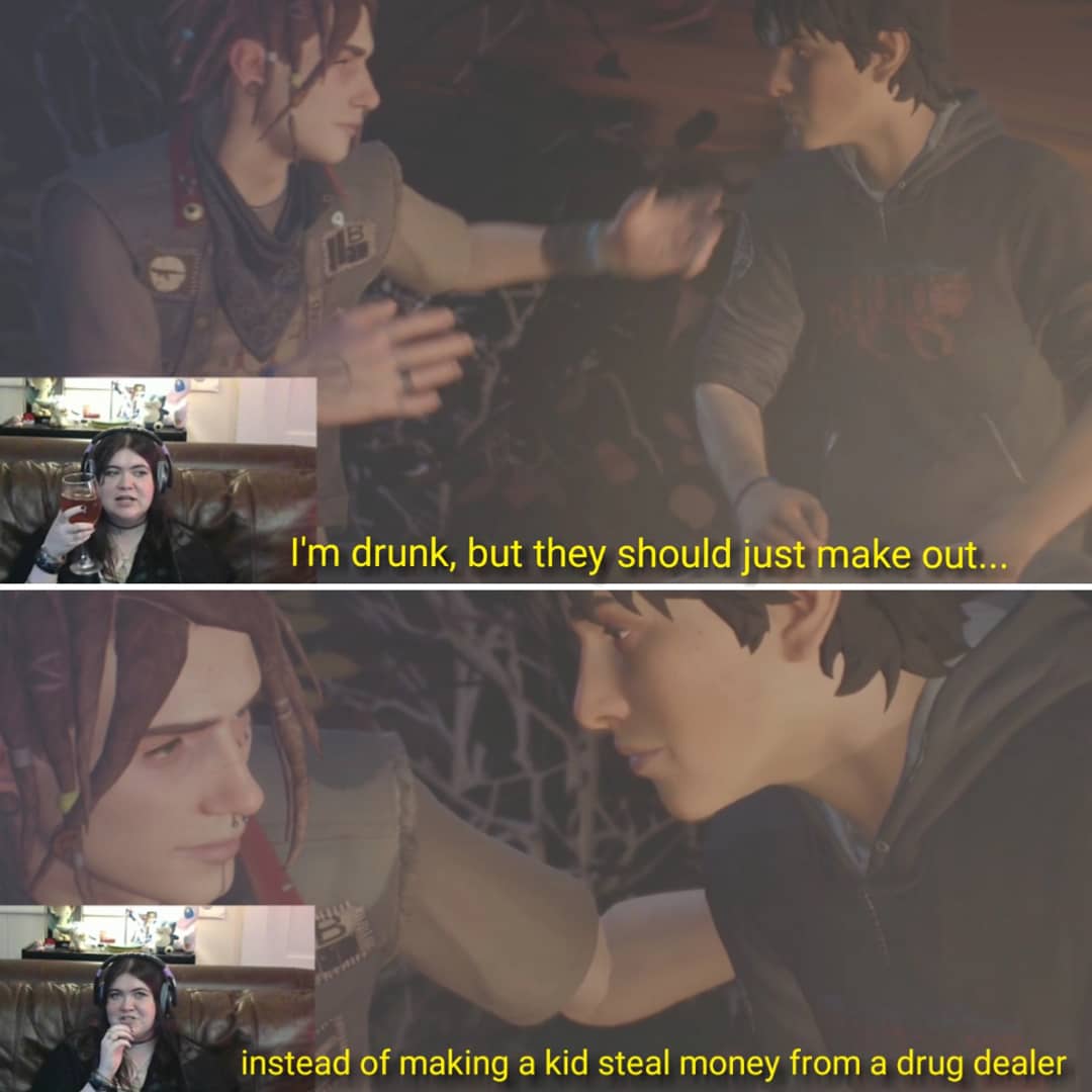 DateBit's tweet image. [Lis2 Spoilers] [Life is Strange 2 Spoilers]
In case you never caught one of my streams, and wonder what they are like.
Here ya go. 🥂
twitch.tv/datebit