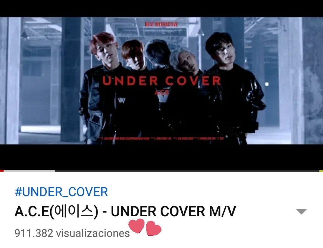ACE__Spain's tweet photo. โผ๏ธ#UNDER_COVER ha sobrepasado las 900mil reproducciones.
Choice, ยกMuy bien trabajo!๐
Estamos a tocar del 1M, no paremos ahora~โ
๐https://t.co/wi5Kuf9GkR
Tutorial: https://t.co/iIfhR80hga
#UnderCoverTo1M
#์ธ๋์ปค๋ฒ
#ACE #์์ด์ค @official_ACE7 https://t.co/1z8SbZ3Omt