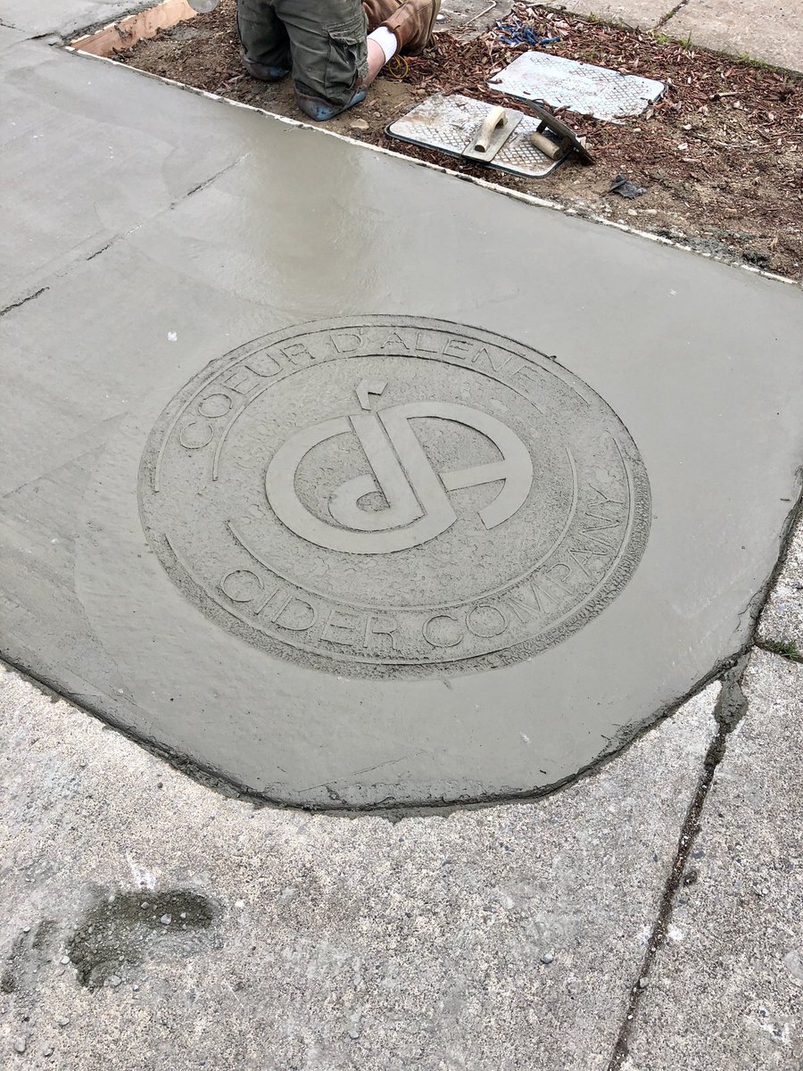 cdaciderco's tweet photo. We plan on being here awhile😊 #logoincement #cdacider #coeurdalene https://t.co/i0cAsxe7y5